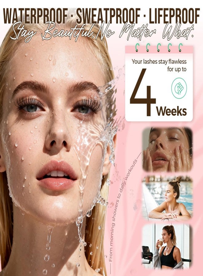 لاش فيو غراء لاشفيو لتثبيت الرموش بقوة، يدوم من 3 إلى 4 أسابيع، مقاوم للماء ولا يسبب تهيجاً، وقت التجفيف من 2 إلى 3 ثوانٍ، مناسب للمبتدئين والمحترفين (5 مل) - Image 2